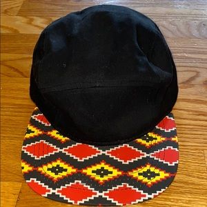 Aldo 5 Panel Camp Hat w/ adjustable leather strap